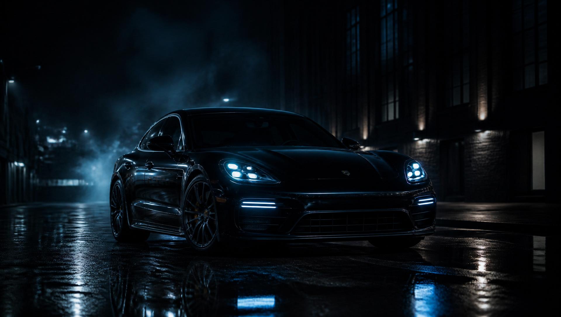 Luxus Auto bei Nacht